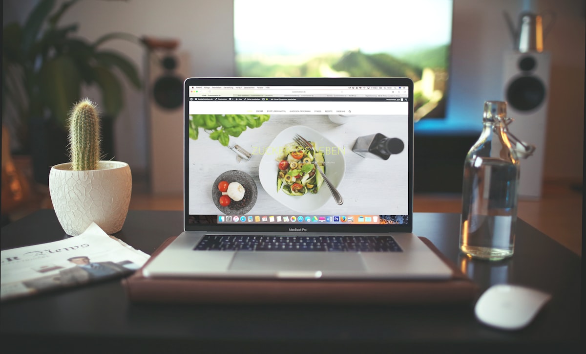 Colorful meal prep containers with fresh ingredients